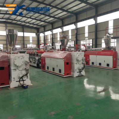 PVC advertising foamed board production line 