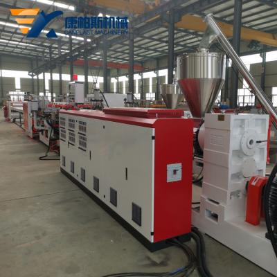 PP one mold double out building template production line